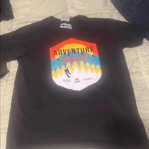 Comfort Colors Black Adventure Graphic Tee